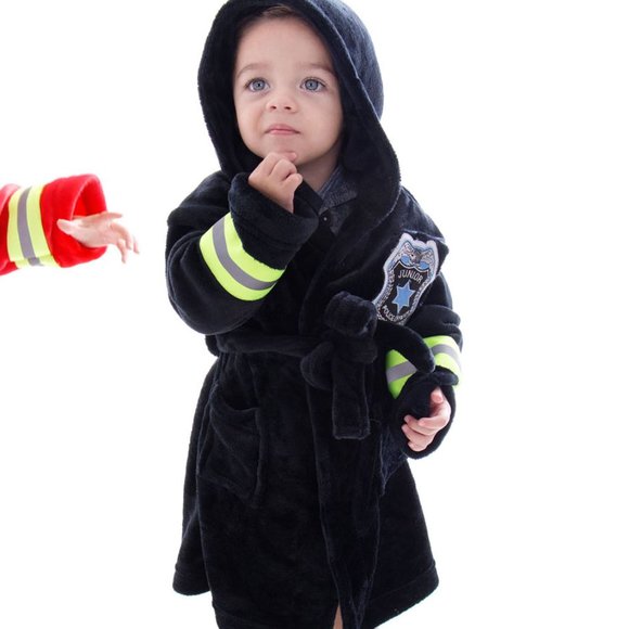 NWT POLICE MAN BEACH COVER UP ROBE - Picture 1 of 6